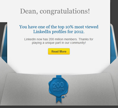 LinkedIn Profile Achievement